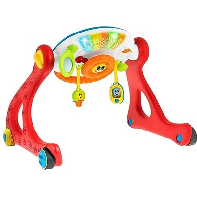 Chicco Grow and Walk 4 in 1 Babygym Activiteitencentrum en Loopwagen Educatief Speelgoed met Licht en Geluid 3 tot 36 Maanden Chicco Grow and Walk 4 in 1 Babygym Activiteitencentrum en Loopwagen Educatief Speelgoed met Licht en Geluid 3 tot 36 Maanden