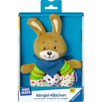 Ravensburger ministeps 4158 Bell Haas, grijpling en knuffeldier, baby speelgoed vanaf 0 maanden Ravensburger ministeps 4158 Bell Haas, grijpling en knuffeldier, baby speelgoed vanaf 0 maanden