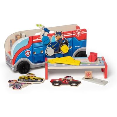 Melissa & Doug Paw Patrol missievoertuig, houten speelgoed, Paw Patrol, Montessori educatief speelgoed, ontwikkelingsspeelgoed, cadeaus voor jongens of meisjes van 3, 4, 5, 6 jaar Melissa & Doug Paw Patrol missievoertuig, houten speelgoed, Paw Patrol, Montessori educatief speelgoed, ontwikkelingsspeelgoed, cadeaus voor jongens of meisjes van 3, 4, 5, 6 jaar