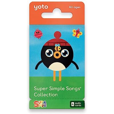 YOTO Supereenvoudige liedjescollectie: muziek-audiokaart voor kinderen voor gebruik met speler en all-in-1 mini-audiospeler voor kinderen van alle leeftijden YOTO Supereenvoudige liedjescollectie: muziek-audiokaart voor kinderen voor gebruik met speler en all-in-1 mini-audiospeler voor kinderen van alle leeftijden