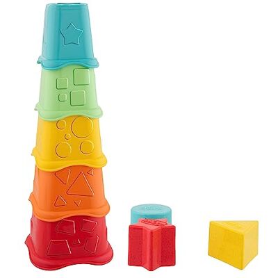 Chicco 2-in-1 eco+, sorteerspel voor baby's, met 5 kubussen in verschillende maten en 5 kleurrijke vormen, gemaakt in Italië van gerecycled kunststof, educatief speelgoed 6 maanden tot 3 jaar Chicco 2-in-1 eco+, sorteerspel voor baby's, met 5 kubussen in verschillende maten en 5 kleurrijke vormen, gemaakt in Italië van gerecycled kunststof, educatief speelgoed 6 maanden tot 3 jaar