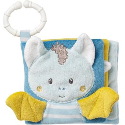 Fehn Soft-fotoboek, voelboek van stof met dierenmotieven, 8 pagina's met piepschaal, papier en spiegel voor baby's en peuters vanaf 0+ maanden, afmetingen: 11 x 11 cm Fehn Soft-fotoboek, voelboek van stof met dierenmotieven, 8 pagina's met piepschaal, papier en spiegel voor baby's en peuters vanaf 0+ maanden, afmetingen: 11 x 11 cm