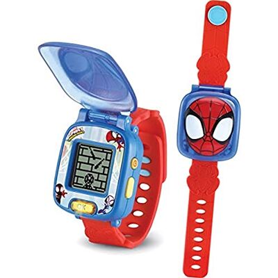 VTech 80-554323 Spidey Learning Watch educatief speelgoed leer cijfers kennen, tellen en berekenen 3 tot 7 jaar VTech 80-554323 Spidey Learning Watch educatief speelgoed leer cijfers kennen, tellen en berekenen 3 tot 7 jaar