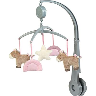 Sterntaler 6102003 Mobile Pony Pauline, stokjes, speelgoed, mobiele figuren leeftijd: voor baby's vanaf de geboorte, meerkleurig Sterntaler 6102003 Mobile Pony Pauline, stokjes, speelgoed, mobiele figuren leeftijd: voor baby's vanaf de geboorte, meerkleurig
