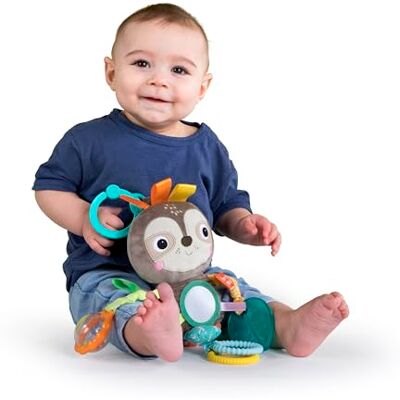 Bright Starts , Playful Pals luiaard knuffel, afhaalwagen, BPA-vrij, voor pasgeborenen + Bright Starts , Playful Pals luiaard knuffel, afhaalwagen, BPA-vrij, voor pasgeborenen +