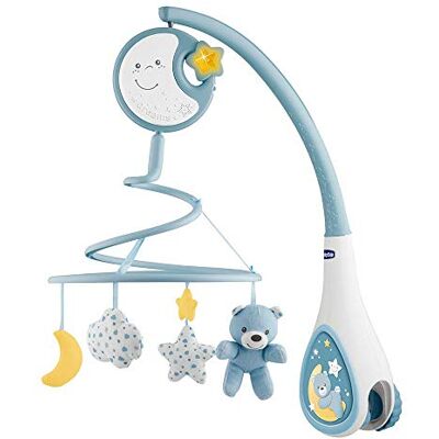 Chicco Muziekmobiel Next2Dreams Boxmobiel voor baby Muziek en ontspannende geluiden Inclusief nachtlampje Blauw Chicco Muziekmobiel Next2Dreams Boxmobiel voor baby Muziek en ontspannende geluiden Inclusief nachtlampje Blauw
