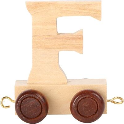 small foot treinwagen letter F hout beige 5 x 3,5 x 6 cm small foot treinwagen letter F hout beige 5 x 3,5 x 6 cm