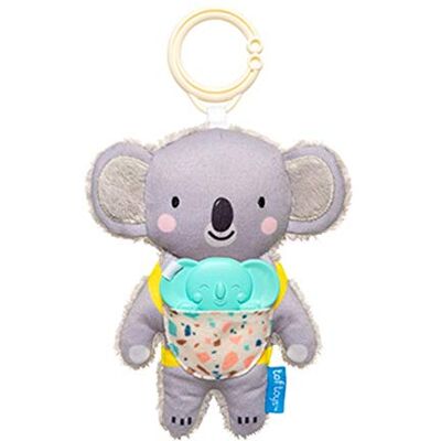 Taf Toys Kimmy The Koala 12405 baby bijt- en activiteitsspeelgoed met multisensorisch rammelaar en texturen, eenvoudig aan kinderwagen, kinderwagen, autostoelen aan te brengen, geschikt vanaf de geboorte Taf Toys Kimmy The Koala 12405 baby bijt- en activiteitsspeelgoed met multisensorisch rammelaar en texturen, eenvoudig aan kinderwagen, kinderwagen, autostoelen aan te brengen, geschikt vanaf de geboorte