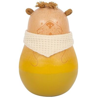 Small Foot Baby stand-up man "Seaside" gemaakt van hout, babyspeelgoed met geluid, otter stand-up figuur vanaf 8 maanden, 12332 Small Foot Baby stand-up man "Seaside" gemaakt van hout, babyspeelgoed met geluid, otter stand-up figuur vanaf 8 maanden, 12332