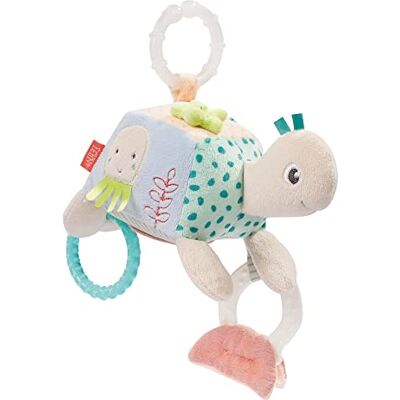 Fehn Schildpad activiteitenspeelgoed, kinderwagen, motorisch speelgoed, speelgoed met bevestigingsring, babyspeelgoed om vast te pakken en te ontdekken, knuffeldier voor baby's en peuters vanaf 0 Fehn Schildpad activiteitenspeelgoed, kinderwagen, motorisch speelgoed, speelgoed met bevestigingsring, babyspeelgoed om vast te pakken en te ontdekken, knuffeldier voor baby's en peuters vanaf 0