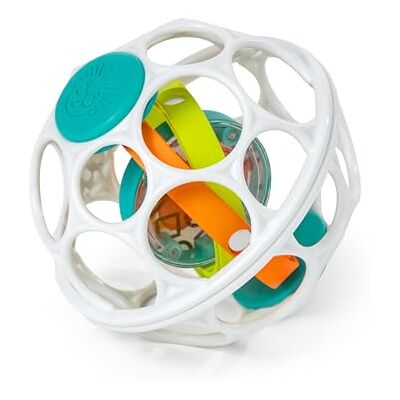 Baby Einstein Grip & Spin Oball Easy Grasp rammelaar, BPA-vrij, 0 maanden Baby Einstein Grip & Spin Oball Easy Grasp rammelaar, BPA-vrij, 0 maanden
