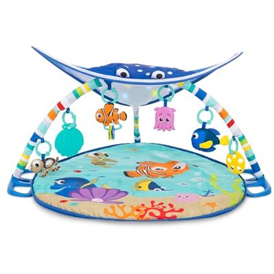 Bright Starts 11095 Disney Baby Mr. Ray Ocean, Finding Nemo Speeldeken Met Speelboog, Lichten En Meer Dan 20 Minuten Melodieën, Blauw, 81.28 x 91.44 x 45.72 cm Bright Starts 11095 Disney Baby Mr. Ray Ocean, Finding Nemo Speeldeken Met Speelboog, Lichten En Meer Dan 20 Minuten Melodieën, Blauw, 81.28 x 91.44 x 45.72 cm