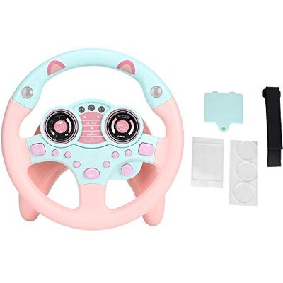 Zerodis Vliegend speelgoed voor kinderen, copiloot auto speelgoed met muziek en licht kinderen Drive Learning Learning Pink educatief voor peuters leerling (roze) Zerodis Vliegend speelgoed voor kinderen, copiloot auto speelgoed met muziek en licht kinderen Drive Learning Learning Pink educatief voor peuters leerling (roze)