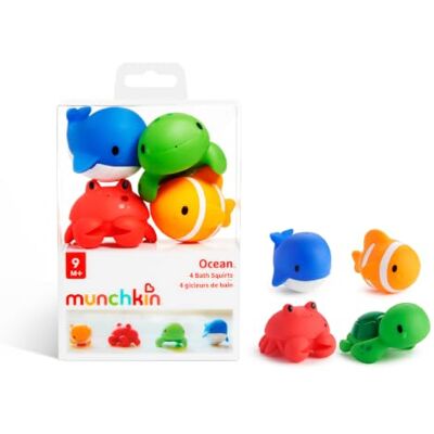 Munchkin Abin speelgoed 4 zeesproeiers Munchkin Abin speelgoed 4 zeesproeiers