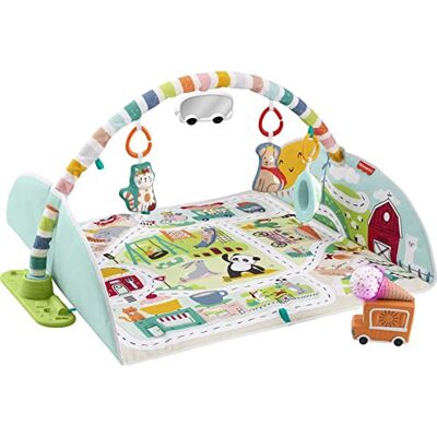 Fisher-Price Speelmat voor baby's, uitbreidbaar, extra groot, van de stad, muziek, Lumiares en afneembaar speelgoed, vanaf de geboorte, GRV42 Fisher-Price Speelmat voor baby's, uitbreidbaar, extra groot, van de stad, muziek, Lumiares en afneembaar speelgoed, vanaf de geboorte, GRV42
