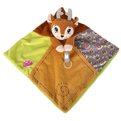 Simba 104010113 ABC Forest Friends knuffeldier herten en vos met rammelaar bal en fopspeenring, babyspeelgoed, 30 m, vanaf de eerste levensmaanden Simba 104010113 ABC Forest Friends knuffeldier herten en vos met rammelaar bal en fopspeenring, babyspeelgoed, 30 m, vanaf de eerste levensmaanden