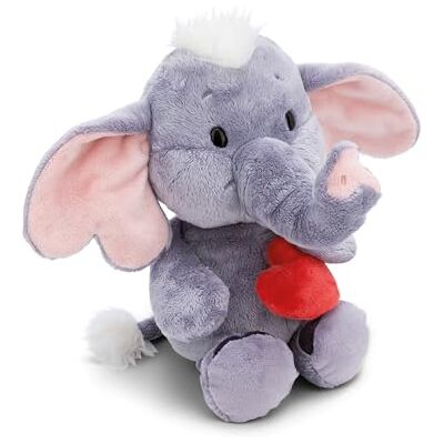 NICI Love Elefant 61484 Zachte pluche knuffel met magnetisch hart, 23 cm, schattig pluche dier om te knuffelen en te spelen, voor kinderen en volwassenen, geweldig cadeau-idee NICI Love Elefant 61484 Zachte pluche knuffel met magnetisch hart, 23 cm, schattig pluche dier om te knuffelen en te spelen, voor kinderen en volwassenen, geweldig cadeau-idee