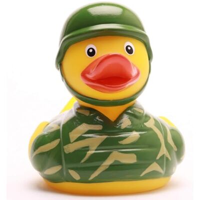 Duckshop Badeend soldaat I piepende eend I piepende eend L 8,5 cm I cadeau voor militaire dienst I cadeau voor veteranen I voor verzamelaars Duckshop Badeend soldaat I piepende eend I piepende eend L 8,5 cm I cadeau voor militaire dienst I cadeau voor veteranen I voor verzamelaars