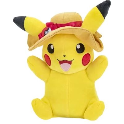 Pokémon Pokemon Zomer Pikachu knuffeldier, 20 cm, zeer zacht Pokémon Pokemon Zomer Pikachu knuffeldier, 20 cm, zeer zacht