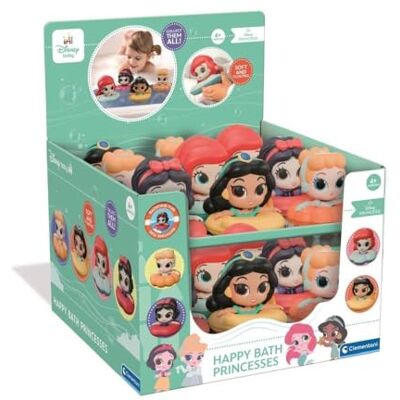 Clementoni Disney Baby Happy Bath prinsessen, drijvend badspel 4+ maanden, zacht rubber zonder schimmelgaten, 1 stuk zonder mogelijkheid om de prinses te kiezen, 17625 Clementoni Disney Baby Happy Bath prinsessen, drijvend badspel 4+ maanden, zacht rubber zonder schimmelgaten, 1 stuk zonder mogelijkheid om de prinses te kiezen, 17625