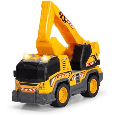 Dickie Toys Action Series – vrachtwagen grijs, 30 cm licht en geluid Dickie Toys Action Series – vrachtwagen grijs, 30 cm licht en geluid