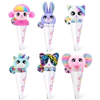 COCO Surprise Collectie Rainbow, Cone Surprise Pluche, (3 knuffels) COCO Surprise Collectie Rainbow, Cone Surprise Pluche, (3 knuffels)