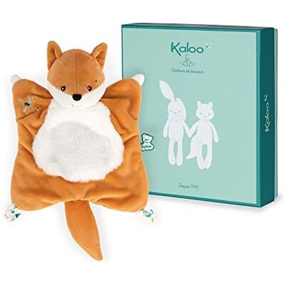 KALOO Fripons vierkant knuffeldier vos Leonard pluizig en extra zacht knuffeldier 20 cm vanaf de geboorte, K960271 KALOO Fripons vierkant knuffeldier vos Leonard pluizig en extra zacht knuffeldier 20 cm vanaf de geboorte, K960271