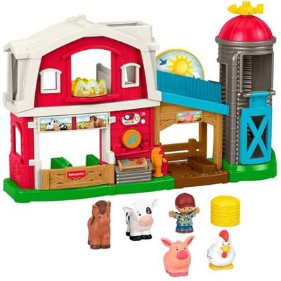 Fisher-Price Little People JGX09 muziek- en educatief spel voor kinderen vanaf 1 jaar, meertalige versie Fisher-Price Little People JGX09 muziek- en educatief spel voor kinderen vanaf 1 jaar, meertalige versie