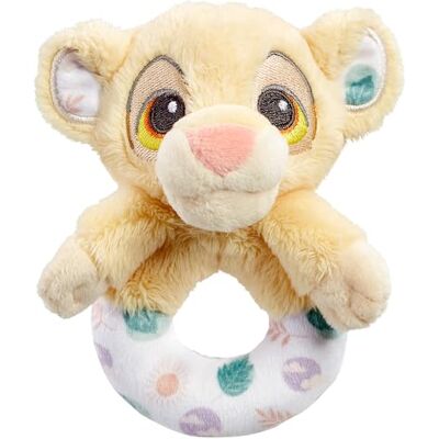 Rainbow Designs Officiële Disney The Lion King Ringrammelaar Simba speelgoed van zacht pluche, perfect voor kleine handen, zachte rammelaar voor baby's van 0-6 maanden Rainbow Designs Officiële Disney The Lion King Ringrammelaar Simba speelgoed van zacht pluche, perfect voor kleine handen, zachte rammelaar voor baby's van 0-6 maanden