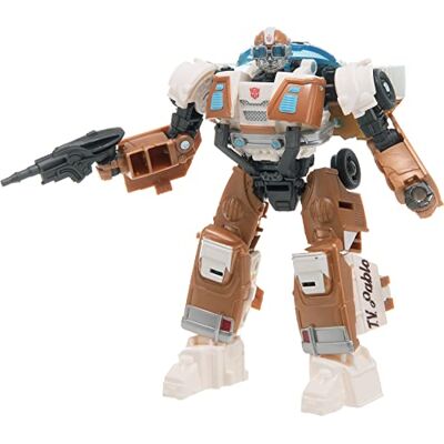 Hasbro Transformers Deluxe Class Wheeljack converteerbare figuur geïnspireerd op de film Transformers : The Wake Up figuur, 12,5 cm Hasbro Transformers Deluxe Class Wheeljack converteerbare figuur geïnspireerd op de film Transformers : The Wake Up figuur, 12,5 cm