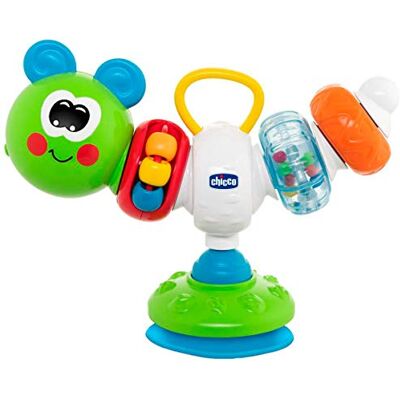 Chicco Kinderstoel Phill la Chenille, elektronisch spel met zuignap voor kinderstoel, met geluiden, melodieën en handmatige activiteiten, batterijen inbegrepen, meerkleurig, 6-36 maanden Chicco Kinderstoel Phill la Chenille, elektronisch spel met zuignap voor kinderstoel, met geluiden, melodieën en handmatige activiteiten, batterijen inbegrepen, meerkleurig, 6-36 maanden
