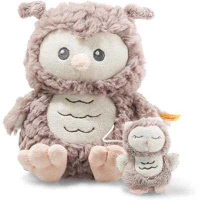Steiff Ollie 241840 schattige pluche knuffel voor jongens, meisjes en baby's vanaf 0 maanden, beige, 21 cm Steiff Ollie 241840 schattige pluche knuffel voor jongens, meisjes en baby's vanaf 0 maanden, beige, 21 cm
