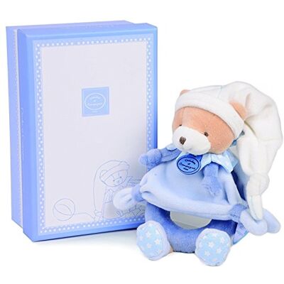 DOUDOU ET COMPAGNIE – PARIS – Doudou et Compagnie Doudou rammelaar baby beer 19 cm blauw/blauw geboortegeschenk mooie geschenkdoos kleine kool beer DC2713 DOUDOU ET COMPAGNIE – PARIS – Doudou et Compagnie Doudou rammelaar baby beer 19 cm blauw/blauw geboortegeschenk mooie geschenkdoos kleine kool beer DC2713