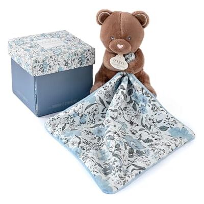 DOUDOU ET COMPAGNIE – PARIS – Doudou et Compagnie Boh'aime – knuffelbeer met knuffeldier – bruin – 12 cm – cadeau voor geboorte – mooie geschenkdoos – DC4019 DOUDOU ET COMPAGNIE – PARIS – Doudou et Compagnie Boh'aime – knuffelbeer met knuffeldier – bruin – 12 cm – cadeau voor geboorte – mooie geschenkdoos – DC4019