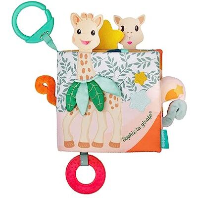 Sophie la girafe ontdekkingsboek Ontdekkingsspellen 8 pagina's Verschillende activiteiten, texturen, kleuren Voor kinderen vanaf 3 maanden Sophie la girafe ontdekkingsboek Ontdekkingsspellen 8 pagina's Verschillende activiteiten, texturen, kleuren Voor kinderen vanaf 3 maanden