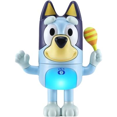 VTech Bluey Roterend en getrokken reactiespel Interactief speelgoed met muziek, geluiden en zinnen uit de tv-show voor kinderen van 3 tot 6 jaar (Duitse versie) VTech Bluey Roterend en getrokken reactiespel Interactief speelgoed met muziek, geluiden en zinnen uit de tv-show voor kinderen van 3 tot 6 jaar (Duitse versie)