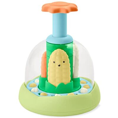 Skip Hop Press & Spin Farmstand What's Poppin Corn Spinner Babyspeelgoed Skip Hop Press & Spin Farmstand What's Poppin Corn Spinner Babyspeelgoed
