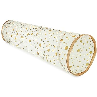 BIECO XXL gestippelde kruiptunnel 180 x 46 cm kinderspel en baby kleurrijk speeltent hondentunnel BIECO XXL gestippelde kruiptunnel 180 x 46 cm kinderspel en baby kleurrijk speeltent hondentunnel