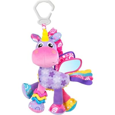 Playgro Activity Friend Stella Unicorn Eenhoorn activiteit baby 0+ maanden met clips, texturen en heldere kleuren Playgro Activity Friend Stella Unicorn Eenhoorn activiteit baby 0+ maanden met clips, texturen en heldere kleuren