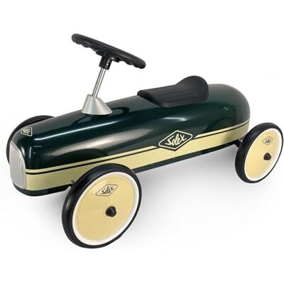 TURBO CHALLENGE Retro Solex loopwagen Vintage 119361 Vrije wielen Groen Max 30 kg Metaal Officiële licentie Speelgoed voor kinderen Cadeau Verjaardag Decoratie Vanaf 18 TURBO CHALLENGE Retro Solex loopwagen Vintage 119361 Vrije wielen Groen Max 30 kg Metaal Officiële licentie Speelgoed voor kinderen Cadeau Verjaardag Decoratie Vanaf 18