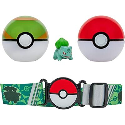 Pokémon Clip 'n' Go Poké Belt Set Poké Ball, Nest Ball and Bulbasaur #1 Unisex Action Figuur Standaard Pokémon Clip 'n' Go Poké Belt Set Poké Ball, Nest Ball and Bulbasaur #1 Unisex Action Figuur Standaard