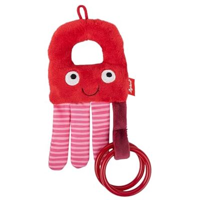 Sigikid Griffing Octopus RedStars babyspeelgoed met rammelaar en ringen: Vangen, ontdekken, spelen, baby vanaf de geboorte, artikelnummer 42920, roze/rood, 18 x 8 x 2 cm Sigikid Griffing Octopus RedStars babyspeelgoed met rammelaar en ringen: Vangen, ontdekken, spelen, baby vanaf de geboorte, artikelnummer 42920, roze/rood, 18 x 8 x 2 cm