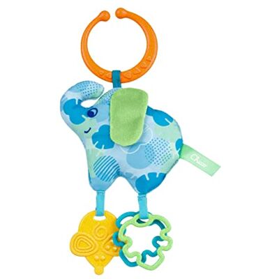 Chicco ECO+ Dou Dou Olifant Comfortspeelgoed Duurzaam babyspeelgoed, gerecycled kunststof, vanaf 3 maanden Chicco ECO+ Dou Dou Olifant Comfortspeelgoed Duurzaam babyspeelgoed, gerecycled kunststof, vanaf 3 maanden