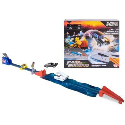 Dickie Toys Fast & Furious buitenboordbaan racebaan Dickie Toys Fast & Furious buitenboordbaan racebaan