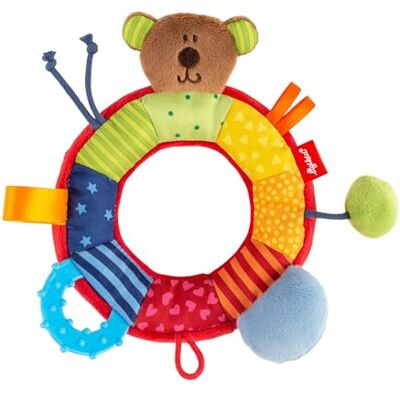 Sigikid , Meisjes en jongens, rammelaar, bijtring, rood/meerkleurig, 40490 Sigikid , Meisjes en jongens, rammelaar, bijtring, rood/meerkleurig, 40490