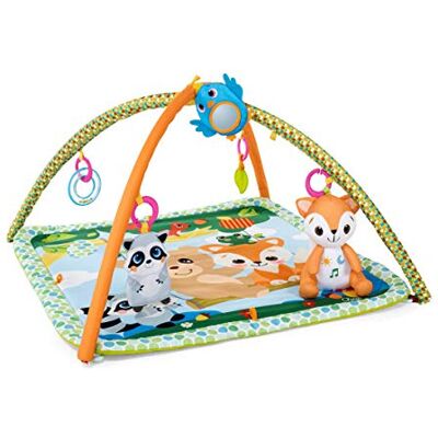 Chicco Forest Magic Speeldeken voor Baby, Multifunctionele Speeldeken met Speelboog, 5 Afneembare Speeltjes, Pluche vos, Ontspannende Muziek en Zachte Verlichting – Speelmat, Babyspeelgoed 0+ Maanden Chicco Forest Magic Speeldeken voor Baby, Multifunctionele Speeldeken met Speelboog, 5 Afneembare Speeltjes, Pluche vos, Ontspannende Muziek en Zachte Verlichting – Speelmat, Babyspeelgoed 0+ Maanden