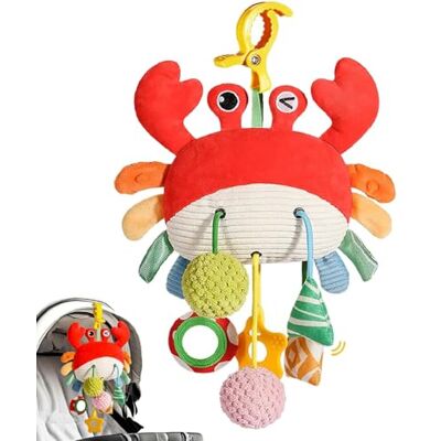 Goorder 0-6 maanden baby kinderwagenspeelgoed, sensorisch speelgoed voor pasgeborenen 0, 3, 6, 9, 12 maanden, 0-6 maanden baby rammelaar, fijne motoriek, hangend speelgoed voor kinderwagen Goorder 0-6 maanden baby kinderwagenspeelgoed, sensorisch speelgoed voor pasgeborenen 0, 3, 6, 9, 12 maanden, 0-6 maanden baby rammelaar, fijne motoriek, hangend speelgoed voor kinderwagen
