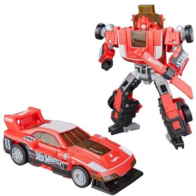 Transformers Collaborative Hot Wheels® x , figurine GT-Scorcher classe Deluxe de 12,5 cm, conversion à voiture de course, dès 8 ans Transformers Collaborative Hot Wheels® x , figurine GT-Scorcher classe Deluxe de 12,5 cm, conversion à voiture de course, dès 8 ans