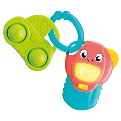 Clementoni Muziekspel voor pasgeborenen, My First Activity Key, elektronisch cadeau voor kleine kinderen, eerste activiteiten, activiteitencentrum, licht en geluiden, kinderen 3-36 maanden, 17893 Clementoni Muziekspel voor pasgeborenen, My First Activity Key, elektronisch cadeau voor kleine kinderen, eerste activiteiten, activiteitencentrum, licht en geluiden, kinderen 3-36 maanden, 17893