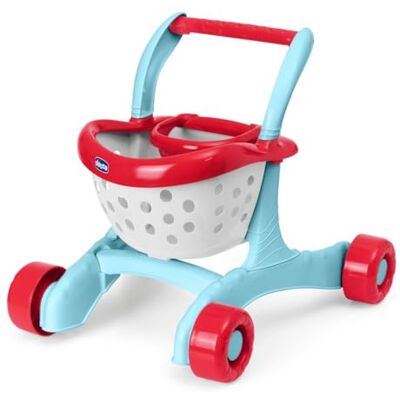 Chicco Robuuste 2-in-1 eerste stapwagen met wielen, eerste stapjes voor kinderen, rollenspel, uitgaven en vormen, met poppenzitje, creatief spel, bevat 3 vruchten, eerste stappen, 9-24 maanden Chicco Robuuste 2-in-1 eerste stapwagen met wielen, eerste stapjes voor kinderen, rollenspel, uitgaven en vormen, met poppenzitje, creatief spel, bevat 3 vruchten, eerste stappen, 9-24 maanden